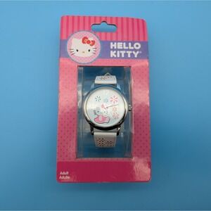 2013 Adult Hello Kitty Wrist Watch Sanrio Floral NIB HKAQ5516C